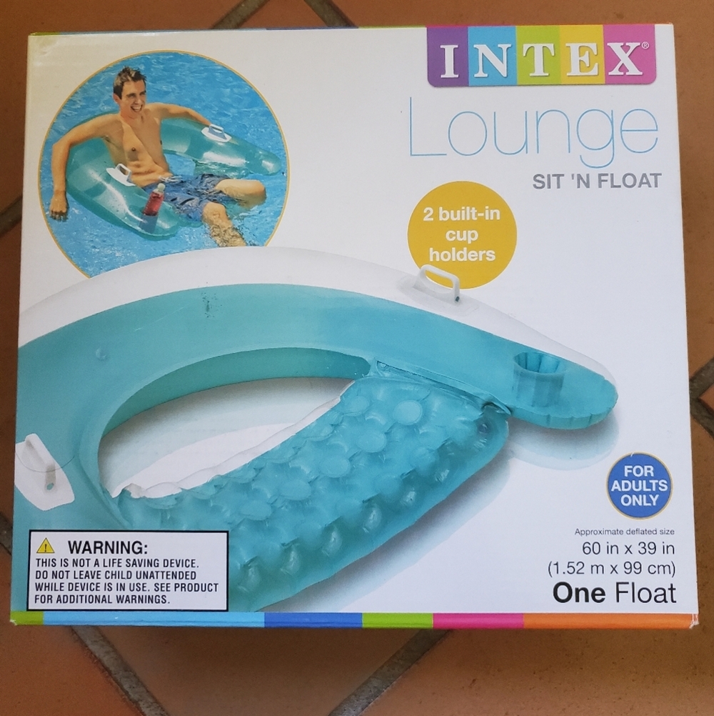 Intex Lounge Pool Sit 'N Float NWB